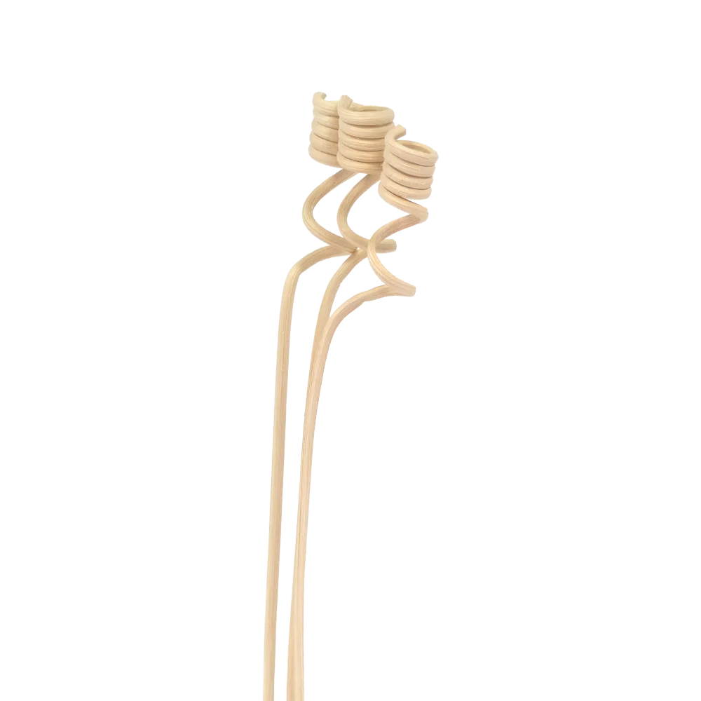 3-piece set - Mini spiral rattan diffuser sticks-0